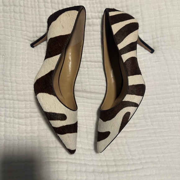 Ralph Lauren Lanette Haircalf Pumps 9B - Picture 3 of 5